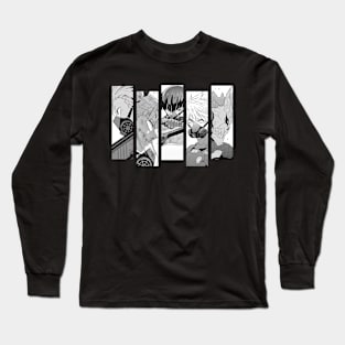 The all heroes of kaiju no 8 Long Sleeve T-Shirt